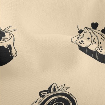 Various Shaped Cakes Lightweight Performance Linen