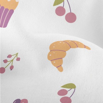 Berry Cake Cherry And Bread Lightweight Performance Linen