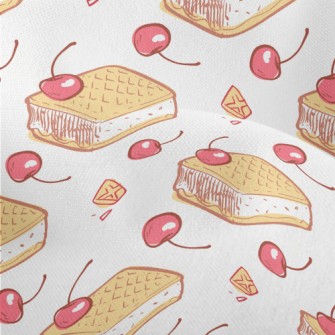 Cherry Cream Sandwich Cookies Lightweight Performance Linen