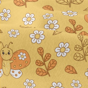 Cute Flowers And Butterflies Modern Jersey