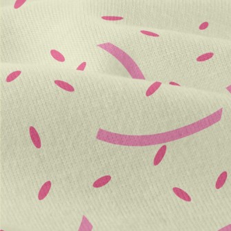 Pink Lines And Rice Grains Pat Modern Jersey