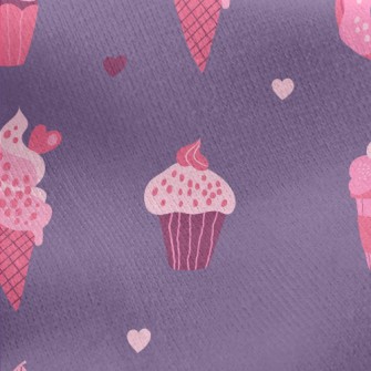 Various Desserts From The Love Jersey Backed Fleece