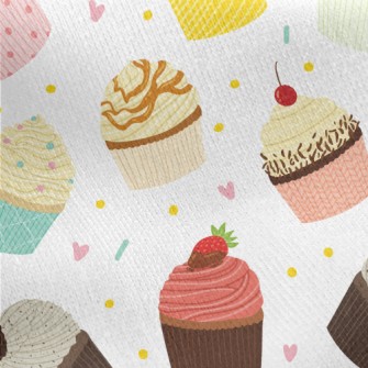 Various Colorful Cakes With Di Jersey Backed Fleece