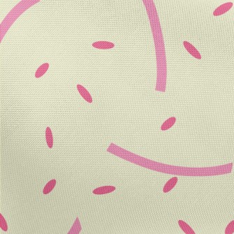 Pink Lines And Rice Grains Pat Pongee