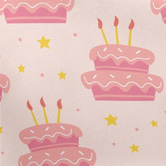 Pink Fantasy Birthday Cake Wit Pongee