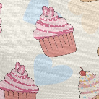 Dreamy Cupcakes Of Various Fla Pongee