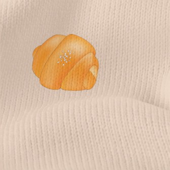 Fresh Bread And Strawberry Cup Stretch Jersey