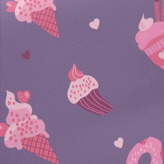 Various Desserts From The Love Midweight Cotton Poplin