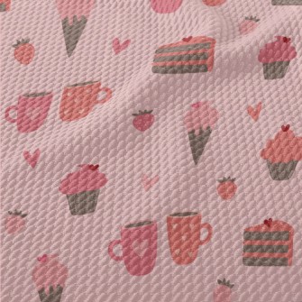 Pink Ice Cream Cake Cup Birdseye Piqué