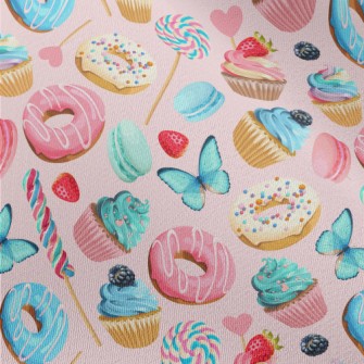 Cute Little Cake Candy Donut Chiffon