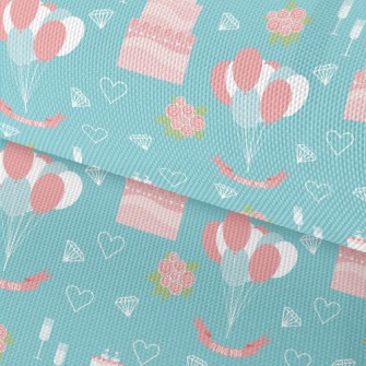 Wedding Pink Cake Balloons Ros Waterproof Oxford