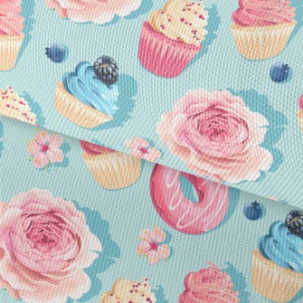 Realistic Beautiful Cake And F Waterproof Oxford