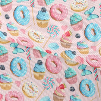 Cute Little Cake Candy Donut Waterproof Oxford