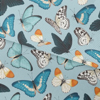 Different Colorful Butterflies Waterproof Oxford