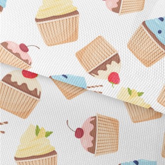 Various Flavor Cup Cakes Waterproof Oxford
