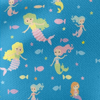 Cartoon Different Mermaids And Waterproof Canvas