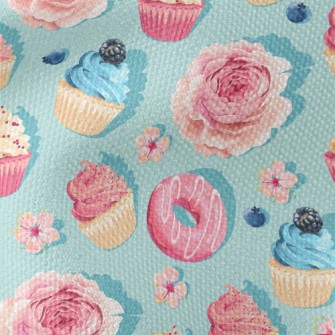 Realistic Beautiful Cake And F Waterproof Canvas