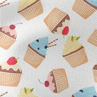 Various Flavor Cup Cakes Waterproof Canvas