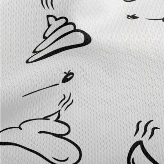Simple Lines Stinky Shit Athletic Mesh Flat Back