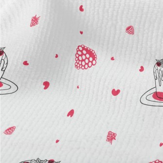 Simple Berry Cake With Heart Terry