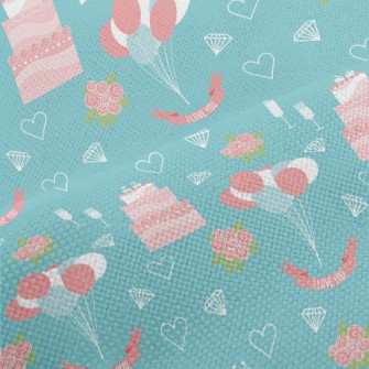 Wedding Pink Cake Balloons Ros Performance Linen