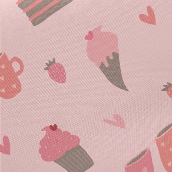 Pink Ice Cream Cake Cup Twill