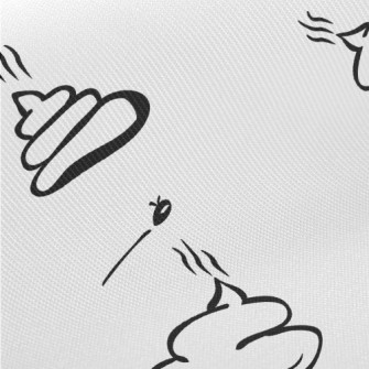 Simple Lines Stinky Shit Twill