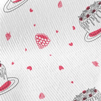 Simple Berry Cake With Heart Standard Corduroy