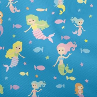 Cartoon Different Mermaids And Dobby