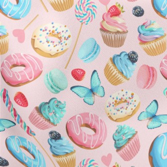 Cute Little Cake Candy Donut Stretch Ponte