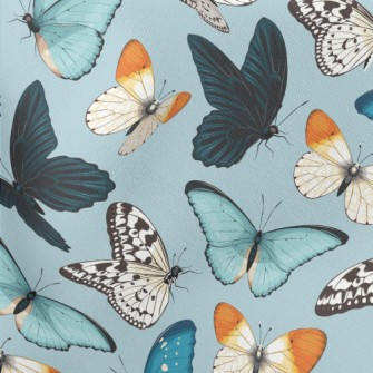 Different Colorful Butterflies Stretch Ponte