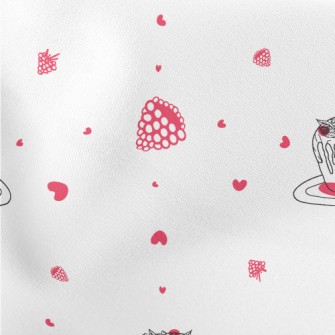 Simple Berry Cake With Heart Stretch Ponte
