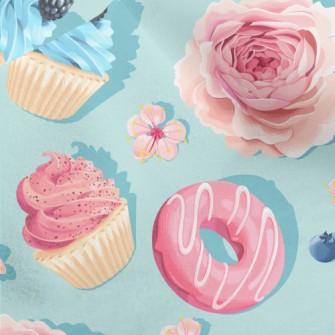 Realistic Beautiful Cake And F Micro Fleece