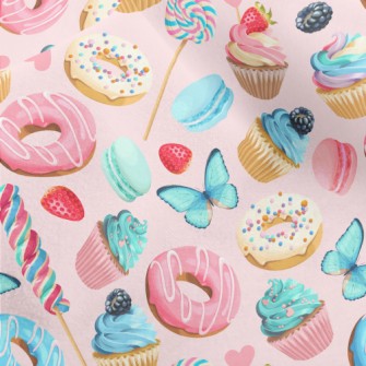 Cute Little Cake Candy Donut Micro Fleece