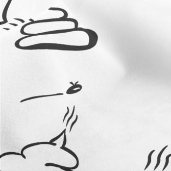 Simple Lines Stinky Shit Micro Fleece