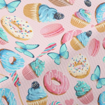 Cute Little Cake Candy Donut Piqué