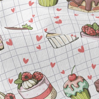 Hand Drawn Various Cupcakes An Modern Jersey