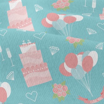 Wedding Pink Cake Balloons Ros Modern Jersey