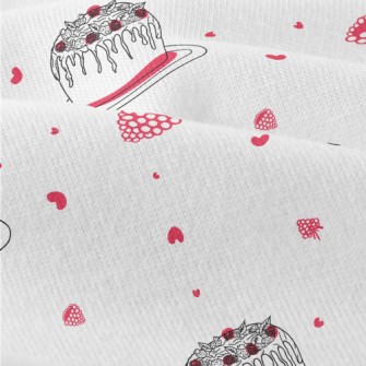 Simple Berry Cake With Heart Modern Jersey