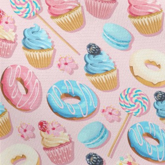 Various Small Cakes, Flowers A Pongee