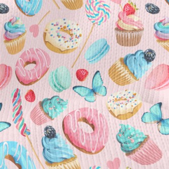 Cute Little Cake Candy Donut Stretch Jersey