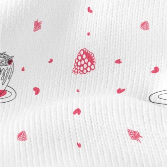 Simple Berry Cake With Heart Stretch Jersey