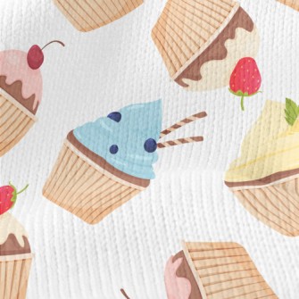 Various Flavor Cup Cakes Stretch Jersey