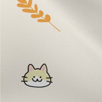 Cute Little Cat And Rice Chiffon