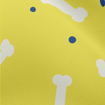 Simple Color Block Dog Bones Chiffon