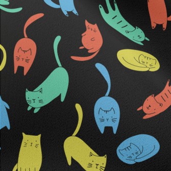 Colorful Cat Chiffon