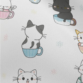 Cats In Mugs Chiffon