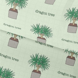 Hand Drawn Potted Dragon Tree Waterproof Oxford