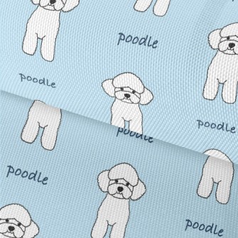 Fluffy Poodle Waterproof Oxford