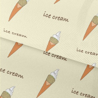 Sweet Flavor Ice Cream Waterproof Oxford